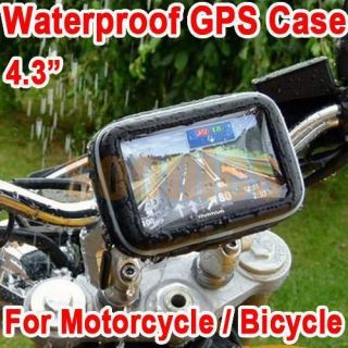   Bicycle Motorcycle Waterproof Mount Case Bag for Garmin TomTom GPS