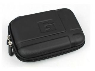 Black Leather Carry Case Bag Fr 5 5 2 5 3 Garmin TomTom GPS