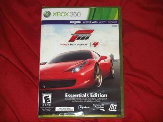 Forza Motorsport 4 (Xbox 360, 2011) Essentials Edition Game Brand New