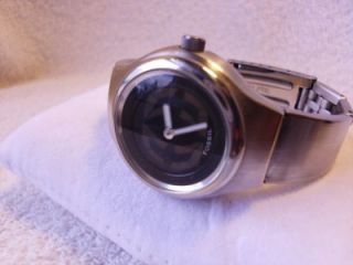 big tic ladies fossil watch all stainls stl petite