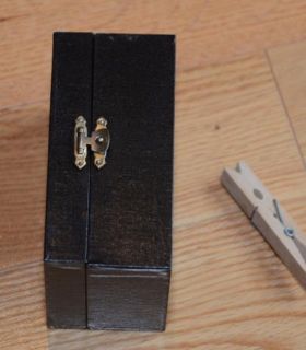 Miniature 4 French Horn Gold Velvet Lined Black Case Great Gift Mint