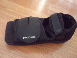   Medical Black Surgical Shoe Walking Foot Brace Support Fracture Boot