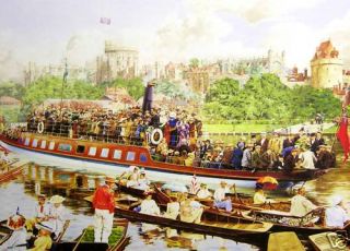  Party Windsor Castle by Gary P Cartwright 1000 Jigsaw New