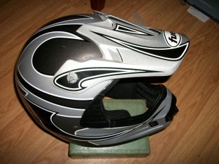 MHR Fuel Off Road Enduro Dirt Bike Motorcycle Helmet Size Small