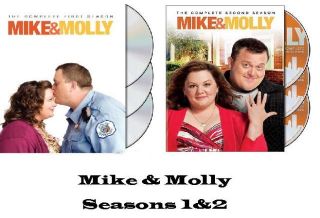 Mike & Molly The Complete First & Second Season (DVD, 2012) Seasons 1