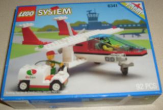 Lego City Town Gas N Go Flyer Airplane MISB Retired Set 6341 Free s H