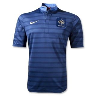 Nike France Home Soccer Jersey 2012 2013 Euro 2012 New Style Blue