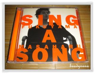 Fukuyama Masaharu Sing Song Album CD Japan Version