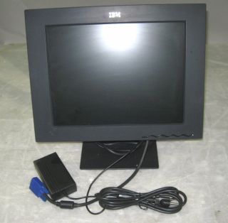  larger view ibm thinkvision 9511 ag4 15 flat panel lcd monitor up for