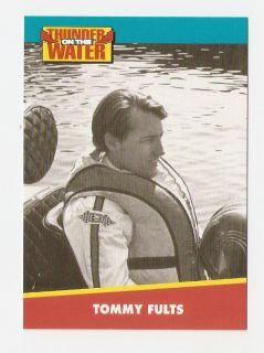 1997 Tommy Fults Unlimited Hydroplane Drivers Card