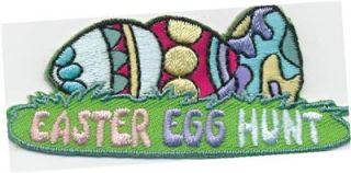 Girl Boy Cub Easter Egg Hunt Lawn Roll Fun Patches Crests Badges Scout