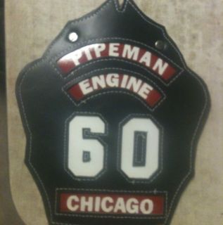 Chicago Fire Department High Eagle Pipeman Engine 60 Fire Helmet