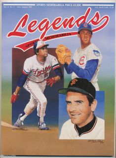 Rod Carew Gaylord Perry Fergie Jenkins Legends Sports July Aug 1991