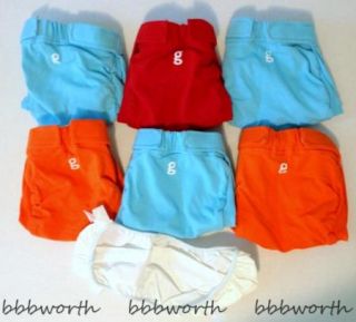 New gDiapers Lot of 6 Cloth Diaper gPants Old Style Sz Medium Med 7