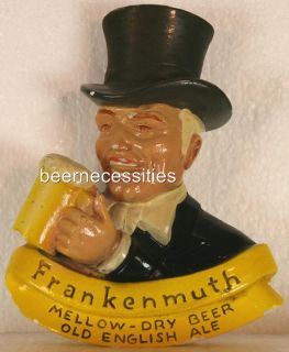 FRANKENMUTH OLD ENGLISH ALE MELLOW DRY BREWMASTER BEER PLASTER CHAULK