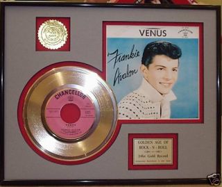 Frankie Avalon 24KT Gold Record  Oldies