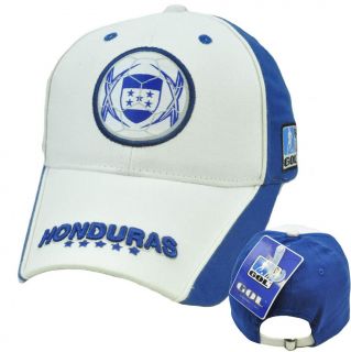 Honduras Hat Cap Gorra Cachucha Soccer Flag Futbol Football White Blue