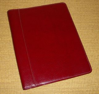  Textured Leather Franklin Covey Spiral Planner Notepad Cover