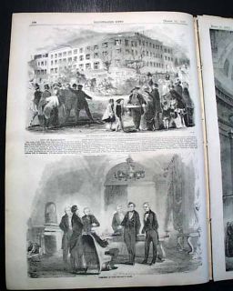 President FRANKLIN PIERCE Inauguration Washington D.C. Prints 1853 Old