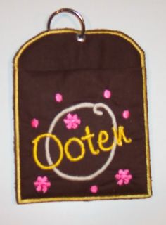Personalized Embroidered Pacifier Pouch for Diaper Bag