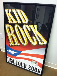 Kid Rock Poster + Authentic Kid Rock Backup Dancer Costume featured on