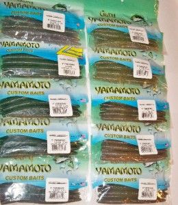 10 Gary Yamamoto 5 Yama Senko Worm Fishing Lures New