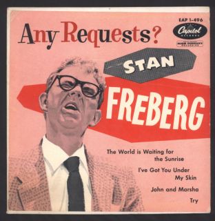 Stan Freberg 1954 Capitol EP Picture Cover Any Requests