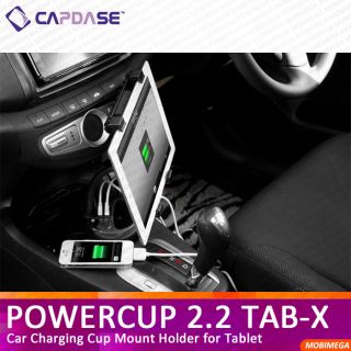  Tab X Mount Car Charger Cup Holder Playbook Xoom All Tablet