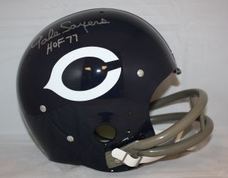 Gale Sayers Autographed Chicago Bears Full Size TK Helmet w HOF 77