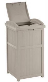 features holds 30 33 gallon garbage bags ideal trash container for