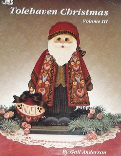 TOLEHAVEN CHRISTMAS Vol 3 Gail Anderson Painting Pattern Book