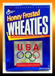 General Mills Honey Frosted Wheaties 1996 Olympic Sponsor Unopened