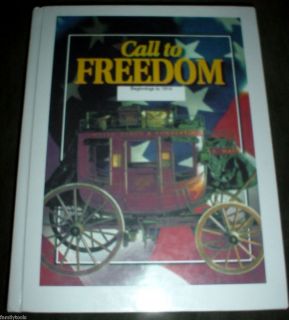 8th Holt American U s History Call to Freedom Rebound Edition