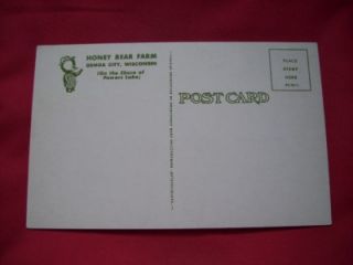 Honey Bear Farm Genoa City Powers LK Wisconsin Postcard