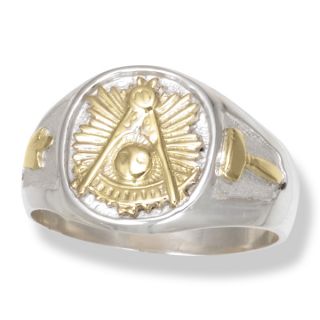 Tone Past Master Masonic Ring Mason Blue Lodge Freemason