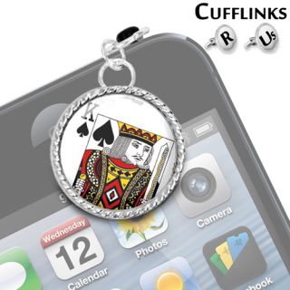King of Spades Playing Cards Deck Smartphone iPhone Charm SKU 34731