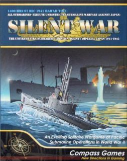This auction is for Silent War board game (Compass Games) CPS1001.