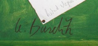 Baselitz Georg Große Offset Lithografie Handsigniert