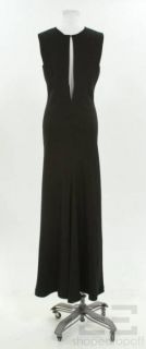 Jean Paul Gaultier Black Sleeveless Open Back Long Dress Size US10
