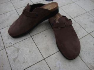 New NAOT Brown Leather Comfort Clogs Shoes Size 40 or 9 M