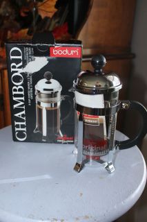 Bodum Chambord Original French Press 3 Cup Coffee Maker **NIB**