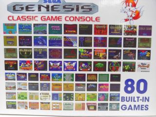  Genesis Arcade Classic Game Wireless Console & Controllers w/ 80 Games
