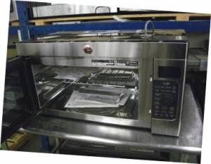 New GE Cafe 30 Over The Range Microwave Microhood Oven Stainless