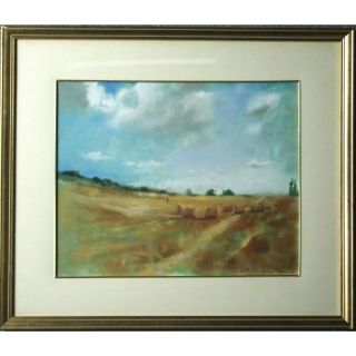Paul Gance Harvest Landscape Impressionist Oil Painting