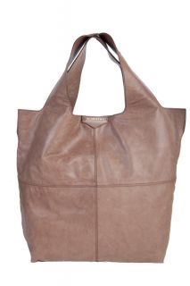 GIVENCHY George V Brown Lamb Leather Handbag Shopper Tote Bag NEW