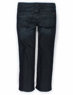 long and lean trouser jeans by gap size 28 6 dark blue bootcut flare