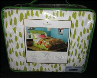 Kate Spade Garden Grove 4pc King Fitted Flat Sheets Pillowcases Green