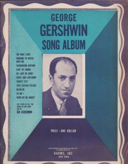 1938 GEORGE GERSHWIN Songbook Album Harms Inc NY Sheet Music