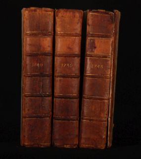 1741 45 3 Vols Annals of Europe by George Gordon