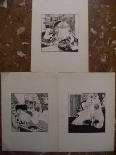  George Grosz Lot of 3 Lithographys